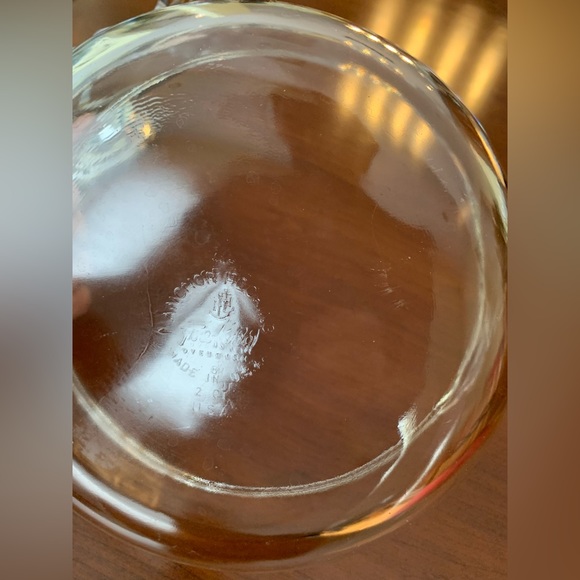 2 Qt Anchor Hocking glass buffet serving dish chrome cover lid & warmer rack - Picture 5 of 5